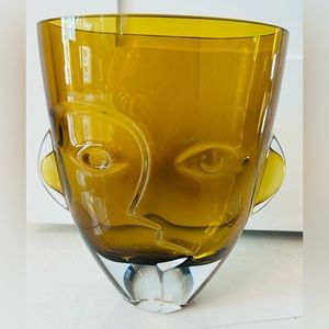 Orrefors Ramses Sculpture Vase